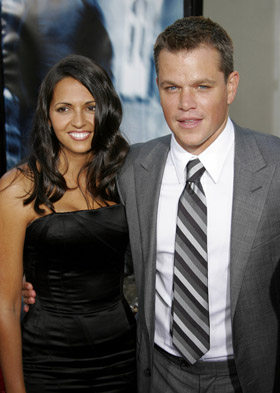 Matt Damon, wife, Luciana Damon, pics, pictures, photos, images, children, kids, celebrity, celeb, news, juicy, gossip, rumors