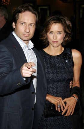 David Duchovny and Tea Leoni