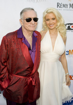 Hugh Hefner and Holly Madison