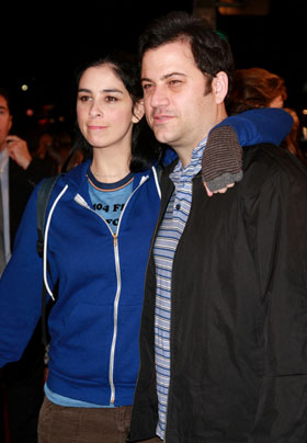 Sarah Silverman and Jimmy Kimmel